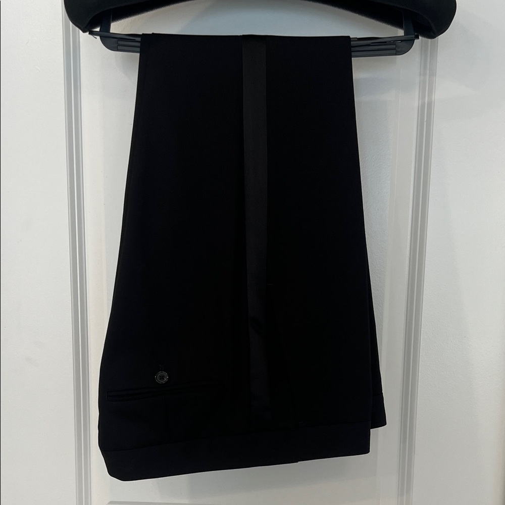 Wool Tuxedo Pants